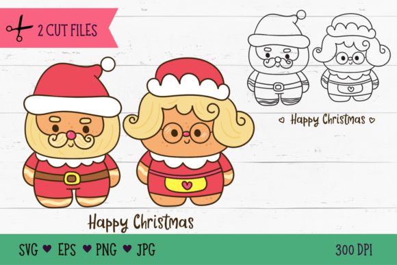 Download Santa Gingerbread SVG Christmas Cookie - Gingerbread svg Collection