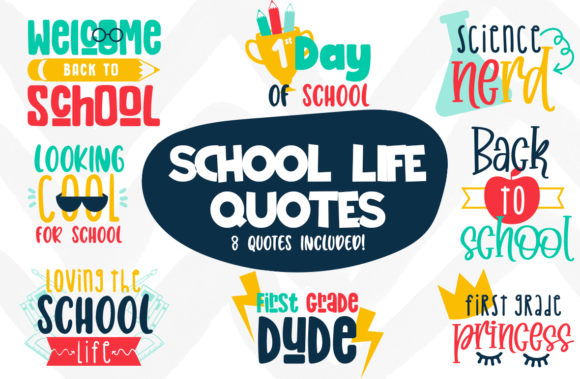 Download School Life Quotes - Premium Bundle