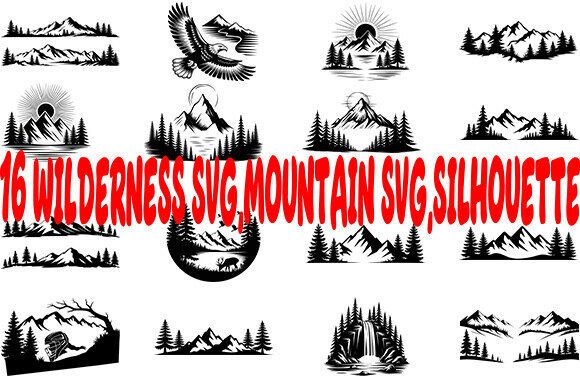 Download 16 Wilderness Svg,Mountain Svg Bundle - Mountain svg bundle Collection