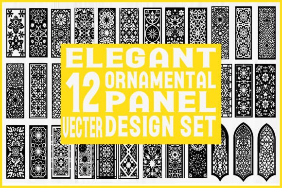Download Elegant Ornamental Panel Vector Design - Ornament Collection