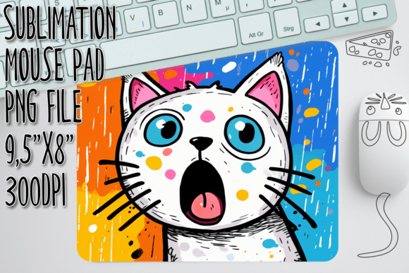 Download Enchanting Cat Graphics Mouse Pad Art - Cat graphics Collection