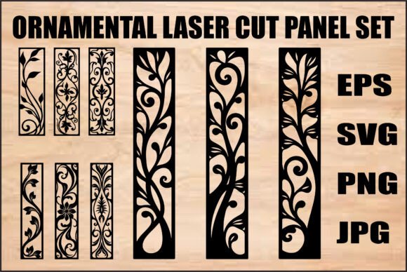 Download Ornamental Laser Cut Panel Set - Ornament Collection