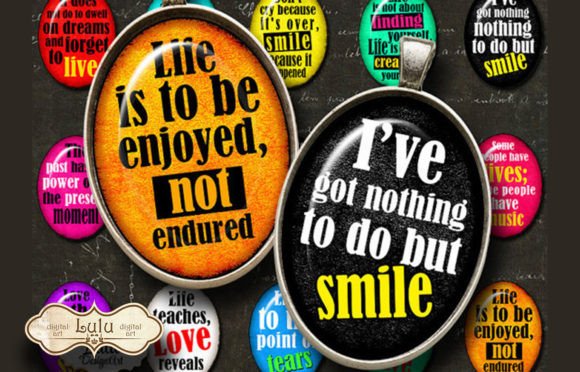 Download Life Quotes Ovals - Premium Bundle
