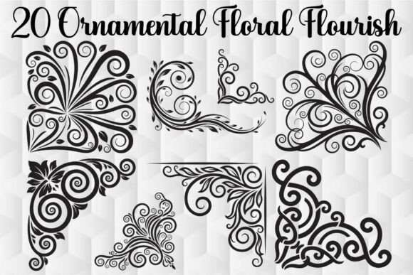 Download Elegant Floral Ornament - Ornament Collection