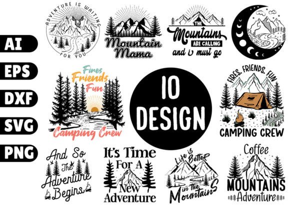 Download Funny Camping Quotes Mountain SVG Bundle - Mountain svg bundle Collection