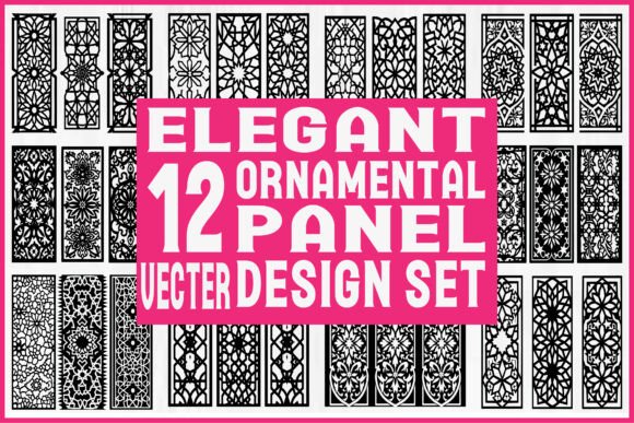 Download Laser Cut Ornamental Panel Vector Design - Ornament Collection